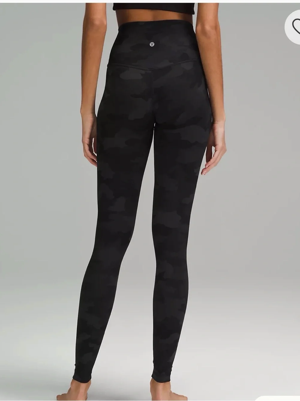 lululemon athletica Black Camo High-Waist Leggings